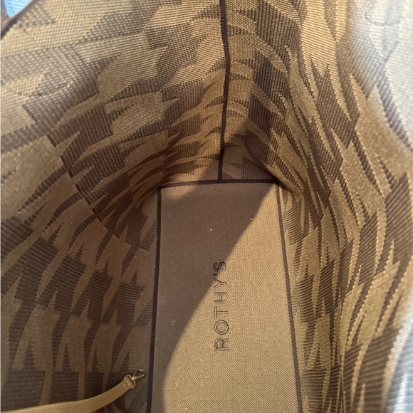 Rothy’s Lightweight Tote Dark Camel Houndstooth Collector’s Edition!!! - Picture 5 of 10